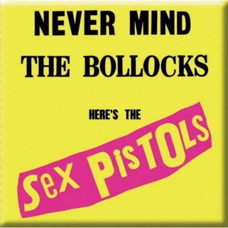 Sex Pistols Never Mind The Bollocks Kylskåpsmagnet En Storlek Yell