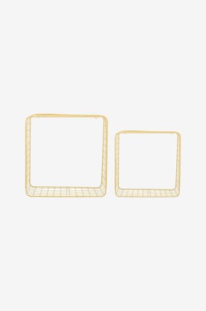 Present Time - Seinäteline-sarja Reja - Keltainen - Hyllyt - - Homeroom