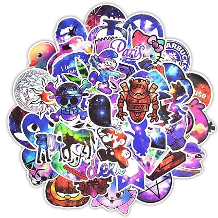 Klistermärken, 50-pack - Galaxy #3