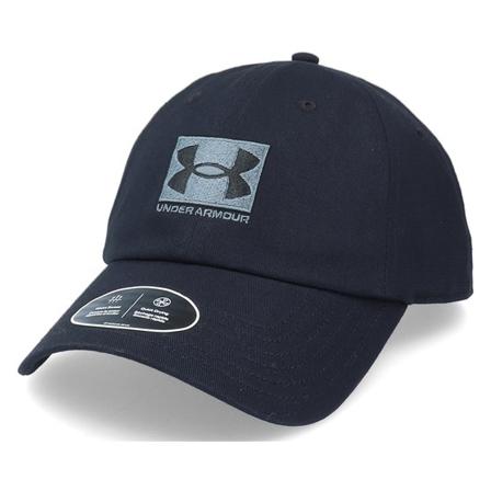 Under Armour Dad Cap / Unconstructed Lippis Musta @ Hatstore | Lippis Branded Hat Black Dad Cap / Unconstructed Under Armour