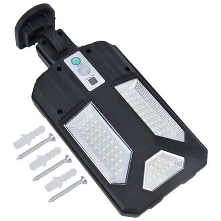 Solar Vägglampa IP65 Vattentät 87 LED 2400mAh Batteri 3000LM Rörelsesensor Lampa för Gångväg Trädgård