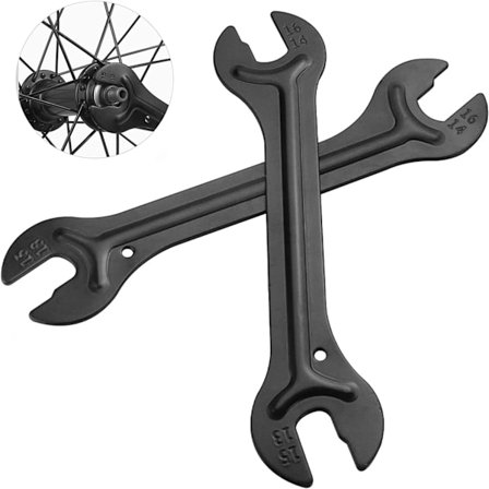 2 kpl Polkupyörän Navan Avain, 13/14/15/16mm Kartioavain, Polkupyörän Kartioavain, Polkupyörän polkimien ja napojen korjaamiseen