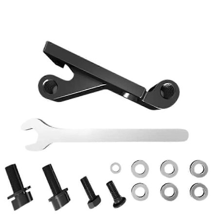 IS Mount til Flat Mount Cykelbremse Adapter 160 180mm Rotor Bremsekaliper Adapter til Ramme Gaffel Cykel