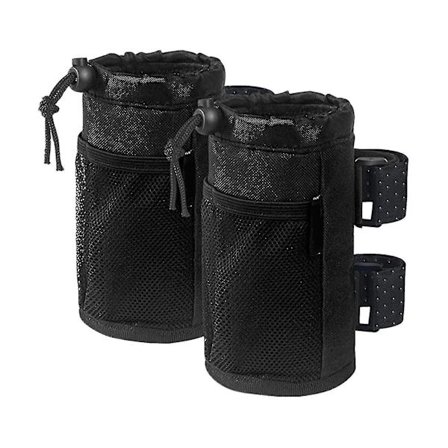 2 stk. Cykelkopholder Universal Justerbar Snøre Vandtæt Cykel Drikkedunk Holder Stativ Organizer Til Udendørs