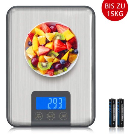 Digitaalivaaka Ammattimainen elektroninen vaaka 15 kg, keittiövaaka