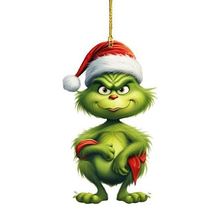 2D Grinch Vauva Riipus Joulu Joulukoriste Joulukuusen Koriste Riipus