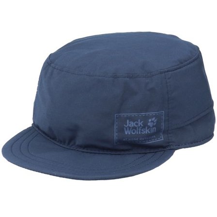 Jack Wolfskin - Blå army Keps - Kids Stow Away Cap Night Blue Army @ Hatstore
