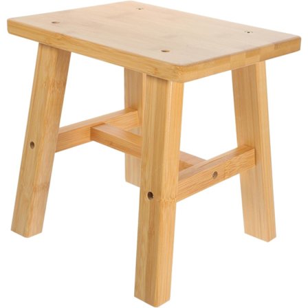Bambu Låg Pall Fotpall Bambu Liten Pall Liten Bambu Pall Pall för sittande Pall Bambu Små pallar Bambu Step Pall Fotpall Hushåll