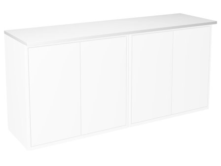 Gustavsberg Graphic Ylälevy kaapeille 120 x 32 cm, valaistuksella valkoinen, Kylpyhuone