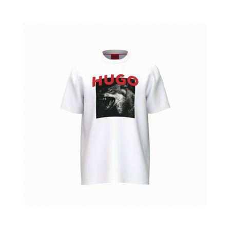 Hugo Boss Tee-shirt Dupus Hvid, Herre T-shirts