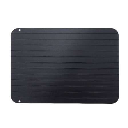 Optøningsbakke med Multipel Varmeledning, Hurtig Varmeudveksling Aluminiumlegering Optøningsplade til Naturlig Optøning af Frossen Mad, Effektiv 