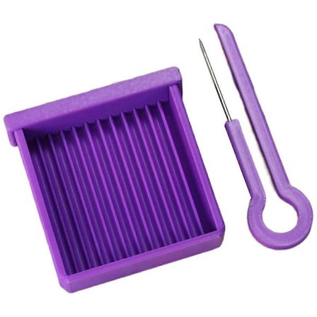 Sikringsperle Enkelt Nål Pincet & Justeringsbakkesæt