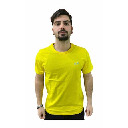 Sun68 T-Shirts Gul, Herre