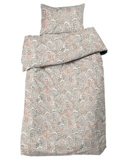 Pussilakanasetti painettu Kukkakuvio Hage 2 osaa Persikka