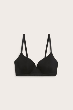 Kappahl | Sømløs push-up-BH | Svart