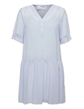 Slfabigail 2/4 Short Dress M Blue Selected Femme