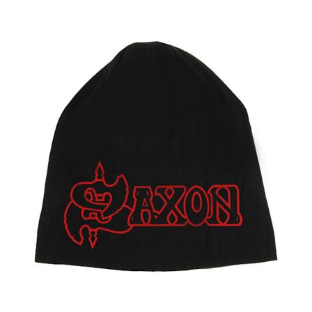 Saxon Unisex Vuxen Logo & Eagle Beanie One Size Svart Black One Size