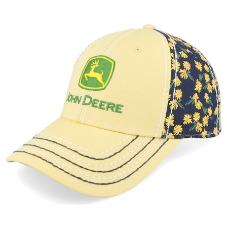 John Deere - Gelb Adjustable Cap - Logo Cap Ponytail Black/Yellow Adjustable @ Hatstore