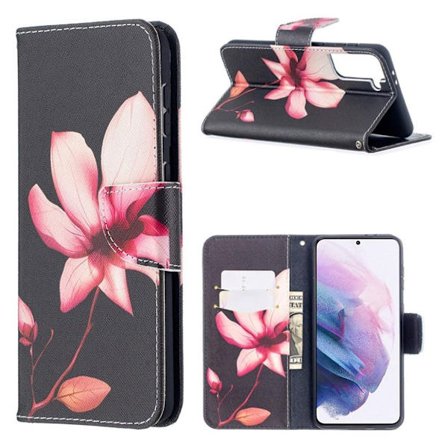 Wonderland Samsung Galaxy S21 Plus flip etui - blomster