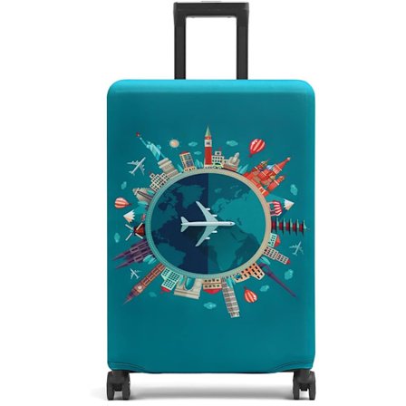 Kuffertbetræk 28" bambus trækul bagagebetræk let polyester