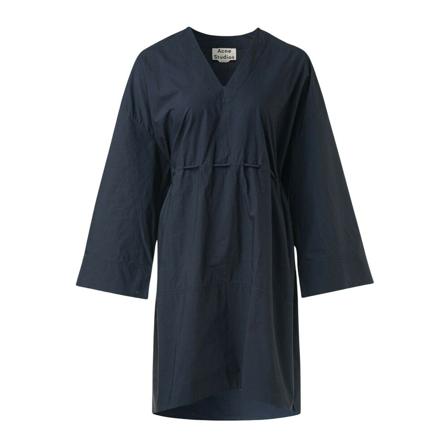 Acne Studios Pre-owned, Pre-owned Mali Poplin Gown Zwart, Dames, Maat:S