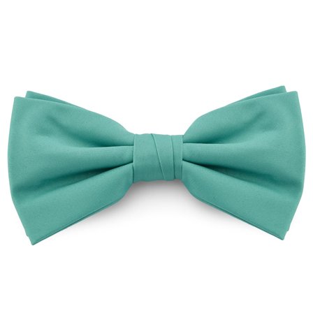 Muszka wstępnie zawiązana w kolorze turkusowym Basic dla mężczyzn - Muszki gotowe do noszenia