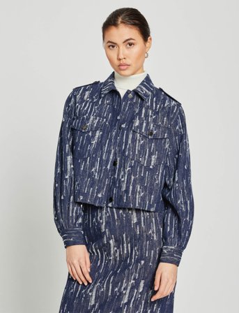 Bruuns Bazaar Ixorabbgingea Jacket - Blue - 36