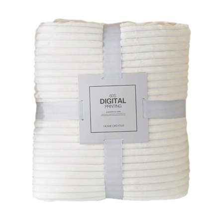 Koselig Lett Fuzzy Plysjpledd for Sofa Seng Camping Reise