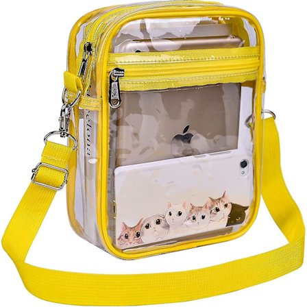 Klar Messenger Bag For Arbeid, Forretningsreise For Menn Kvinner, Stadion Godkjent