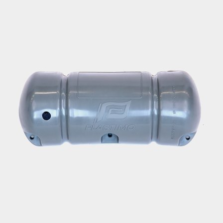 Steigerfender Plastimo Bumper 3/4, 18 x 40 cm, recht, grijs