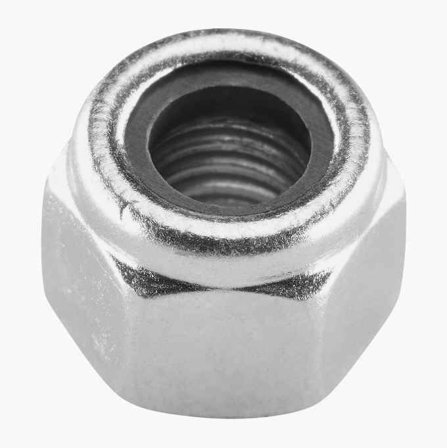 Låsmutter M6 elförzinkad 25 st.