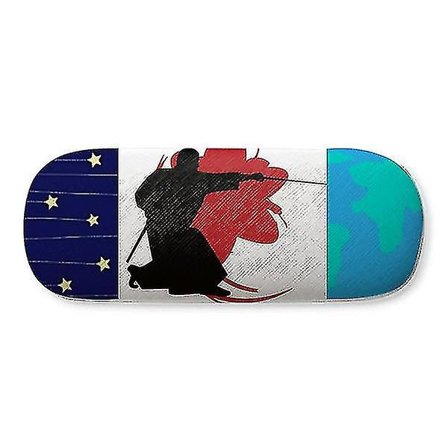 Stab Sakura Japan Kontur Hård Skal Glasögonfodral Stjärnhimmel