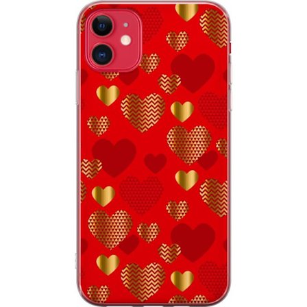 Kompatibelt Mobilskal till Apple Apple iPhone 11 GoldenHearts