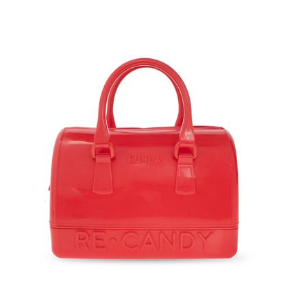 Furla, Candy Small handbag Rood, Dames, Maat:ONE Size,Polyurethaan