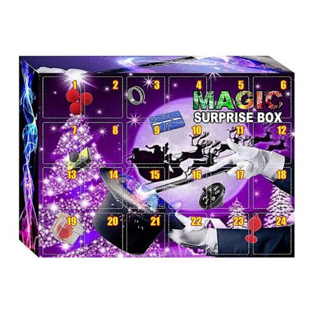 2025 Adventskalender Magic Blind Box Julklapp Magic Props Blind Box Magiska Leksaker Rolig Blind Box