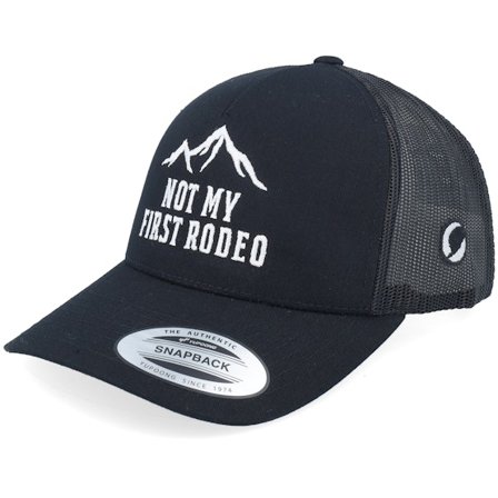Yellowstone - Svart trucker Keps - Not My First Rodeo Black A-Frame Trucker @ Hatstore