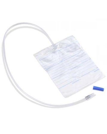 Curion Curibag urinpose 1,5 liter, 90 cm, hvit 25 stk