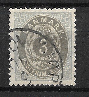 Danmark 1875 - AFA 22a - Stemplet