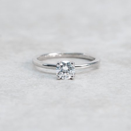 Rosenskära, 18K Weißgold : Diamanten - Laborgezüchtet, Karat - 0.30 kt