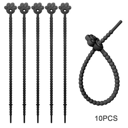 Mordely 10 st buntband silikonrep FÄRG 1 FÄRG 1
