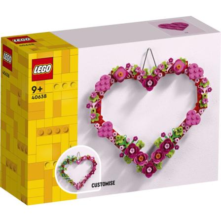 LEGO Hjärtdekoration 40638 multifärg
