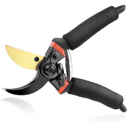 Trädgårdssaxar i rostfritt stål Trädgårdssaxar