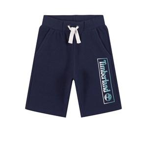 Kids - Timberland Kids Navy Logo Sweatshorts 5 Years - Shorts - 5 years - Navy