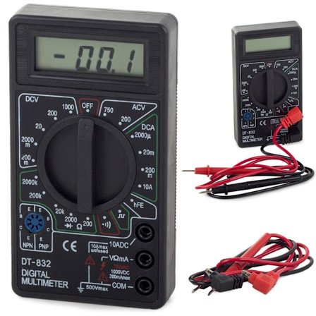 Digital Multimeter med LCD Signal