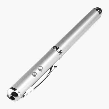 Pekskärmspenna med laser silver
