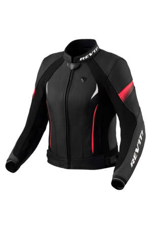 Motorradjacke Rev'It! Xena 4 Damen Schwarz/Pink 38