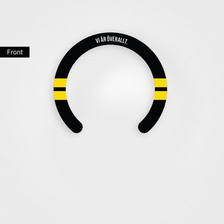 Norra MagSafe Ring – Black & Yellow Pride, New Pro