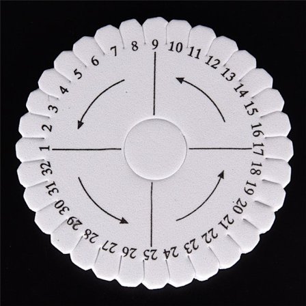 Rund firkantet håndlaget perlesnor Disk fletteplate DIY Brai