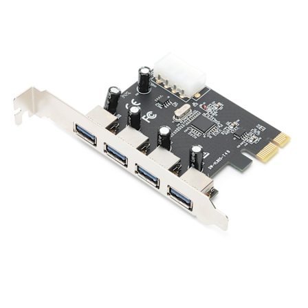 4 Port USB 3.0 PCI Express-kort NEC Adapter Converter
