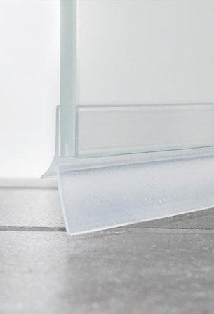 INR 80000606 Duschlist för 6 mm glas 40 mm, Badrum